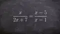 Solve rational expressions by multiplying the LCD on both sides 11th ...