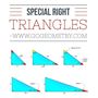 Special triangles and Pythagoras Theorem