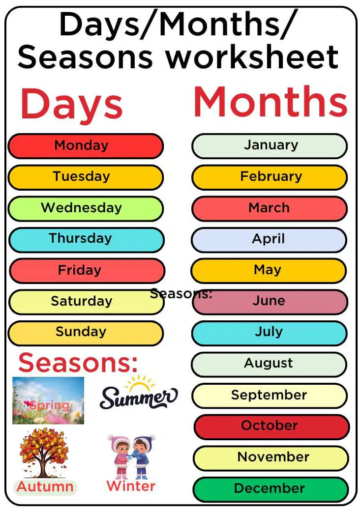 ​PARROTS - DAYS OF THE WEEK