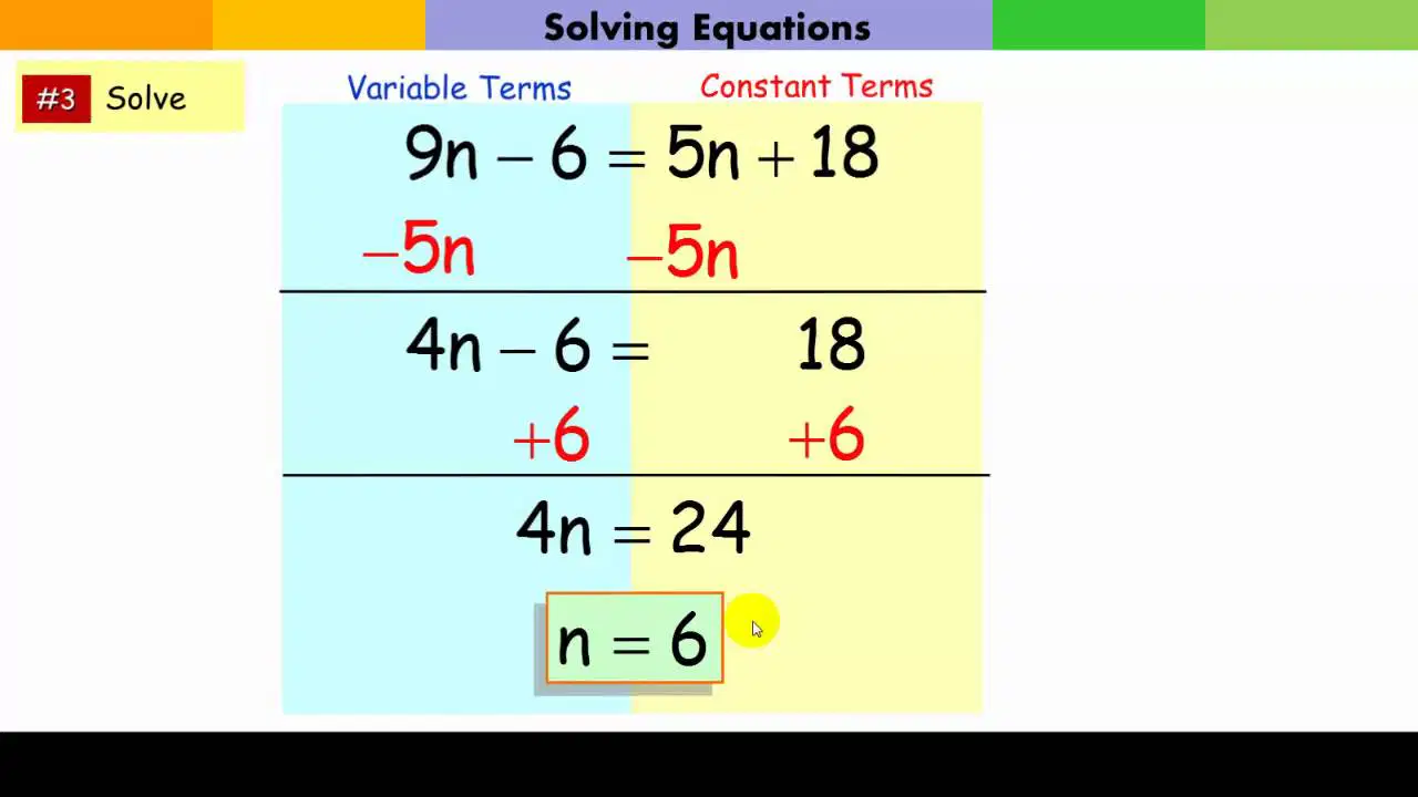 Multi-step Equations