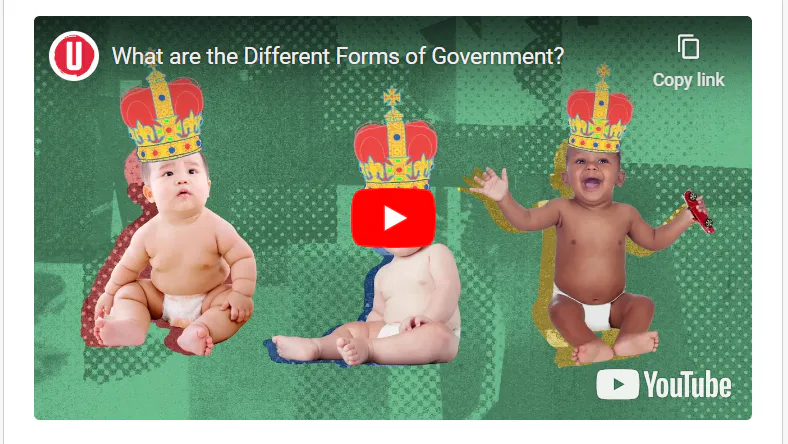 What are the different forms of gov't?