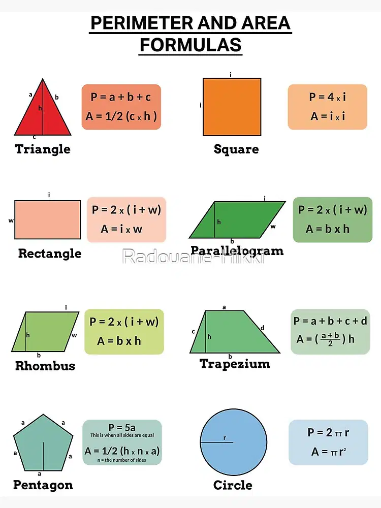 Area and Shapes Quiz