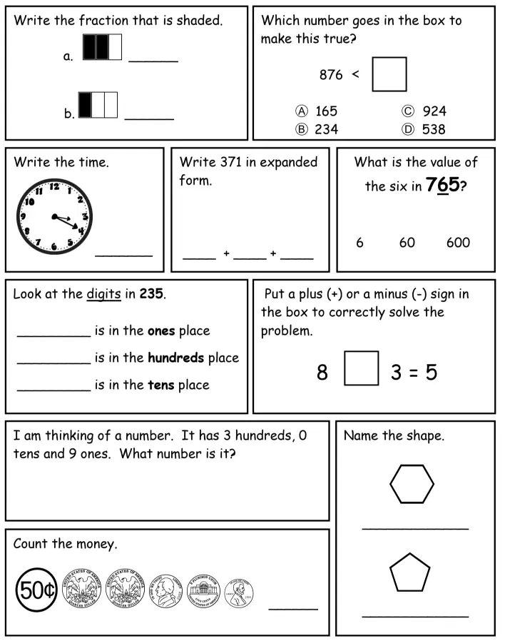 Daily Math 33 Quiz