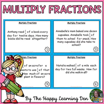 Multiplying Fractions by a Fraction Word Problems Quiz