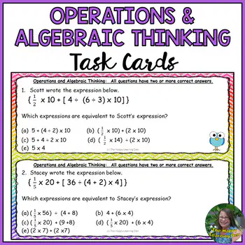 Algebraic Thinking 5th Grade Quiz | Quizizz