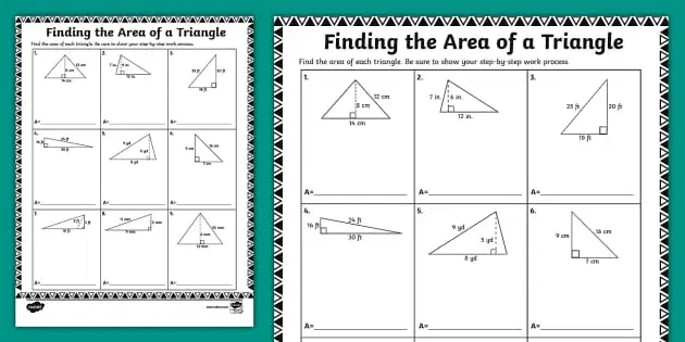 Area of a Triangle