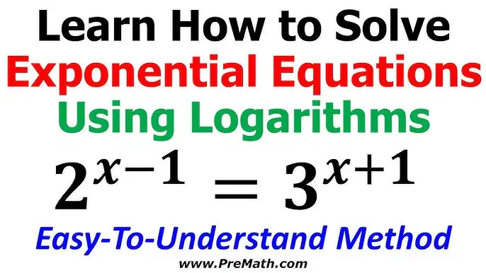 Logarithm and Exponential Equations