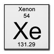 How many electrons does xenon have?