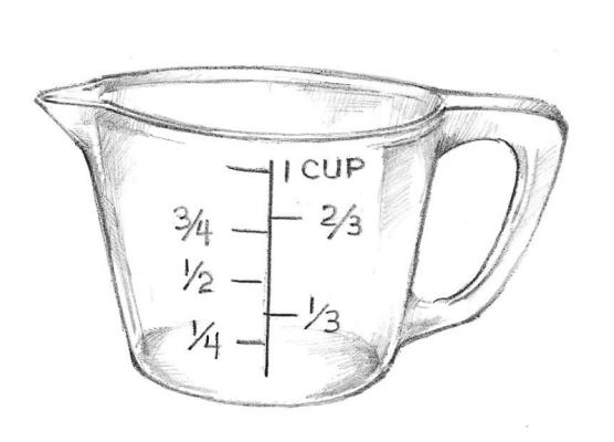 How many cups is equal to one stick of margarine?