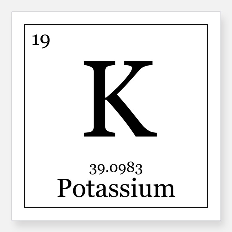 What is the electron configuration for potassium (K)?