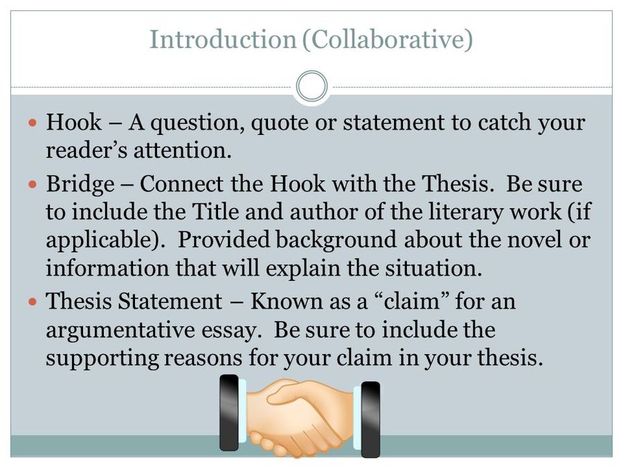 hook overview thesis